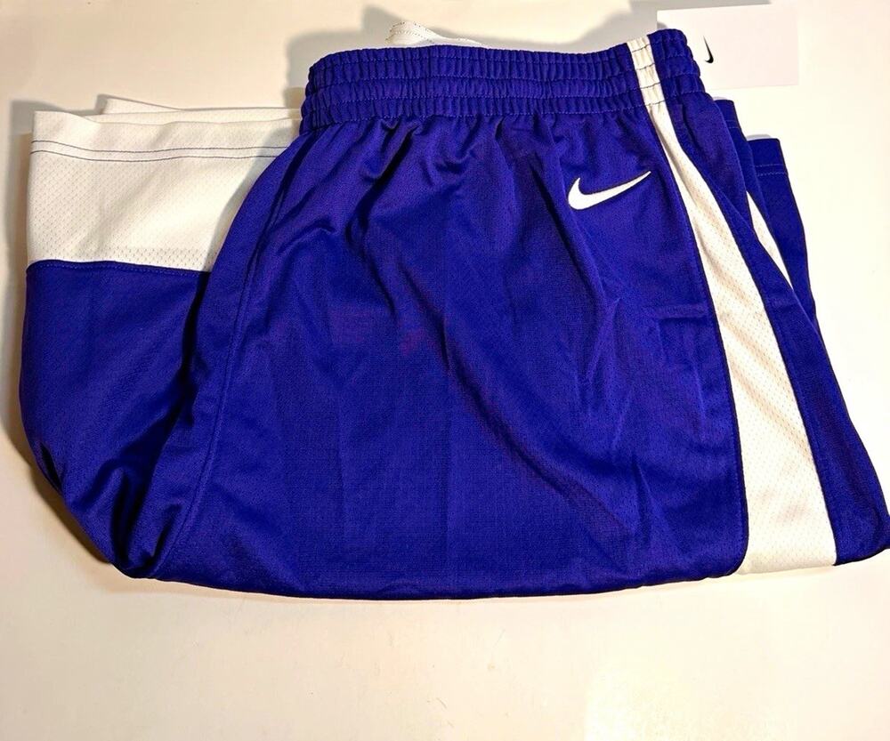 Nike Dri-FIT Men’s Basketball Shorts Purple/White Colorblock Mesh 4XL DN5214-546